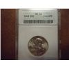 Image 1 : 1949 WASHINGTON SILVER QUARTER ANACS MS64