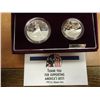 Image 1 : 1992 US OLYMPIC 2 COIN PROOF SET THE $ IS BASEBALL