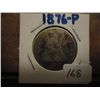 Image 1 : 1876 SEATED LIBERTY QUARTER