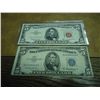 Image 1 : 1953-A $5 SILVER CERTIFICATE & 63 $5 US NOTE