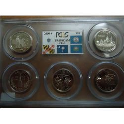 2000-S US 50 STATE QUARTERS PROOF SET PCGS PR69