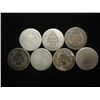 Image 2 : 7 ASSORTED 1870'S SEATED LIBERTY DIMES