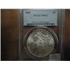 Image 1 : 1883 MORGAN SILVER DOLLAR PCGS MS62