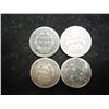 Image 2 : 1853,54,56 & 57 SEATED LIBERTY DIMES