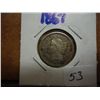 Image 1 : 1867 THREE CENT PIECE (NICKEL)