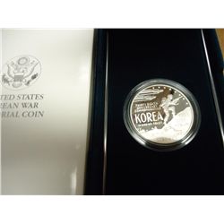 1991-P KOREAN WAR PROOF SILVER DOLLAR