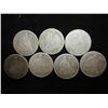 Image 1 : 7 ASSORTED 1880'S & 90'S SEATED LIBERTY DIMES