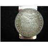 Image 1 : 1881 MORGAN SILVER DOLLAR MONEY CLIP