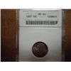 Image 1 : 1957 SILVER ROOSEVELT DIME ANACS MS66