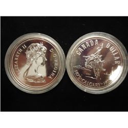 2-1975 CANADA CALGARY DOLLARS (PF LIKE)