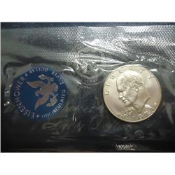 1973-S IKE SILVER DOLLAR (UNC) (BLUE PACK)