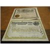 Image 1 : 2 VINTAGE STOCK CERTIFICATES SEE DESCRIPTION