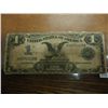 Image 1 : 1899 LARGE SIZE $1 SILVER CERTIFICATE BLACK EAGLE