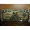 Image 1 : 1899 LARGE SIZE $1 SILVER CERTIFICATE BLACK EAGLE