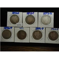 1892,93,93-O,96,97,99 & 1900 BARBER QUARTERS