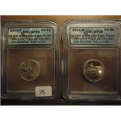 2005 P & D OCEANVIEW NICKELS ICG SP69