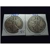 Image 1 : 1917 & 17-S WALKING LIBERTY HALF DOLLARS