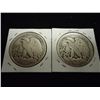 Image 2 : 1917 & 17-S WALKING LIBERTY HALF DOLLARS