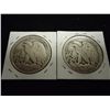 Image 2 : 1917 & 17-S WALKING LIBERTY HALF DOLLARS