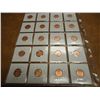 Image 2 : SHEET OF 20 1995 LINCOLN CENTS WITH LIBERTY DIE