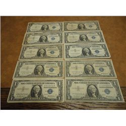 10-1957 $1 SILVER CERTIFICATES