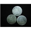 Image 1 : 1853,57 & 76 SEATED LIBERTY QUARTERS