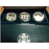 Image 2 : 1994-P US VETERANS 3 COIN SILVER PROOF $ SET