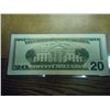 Image 2 : $20 RADAR NOTE SERIAL # READS THE SAME FORWARD &