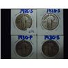 Image 1 : 1926-S,28-S,30 & 30-S STANDING LIBERTY QUARTERS