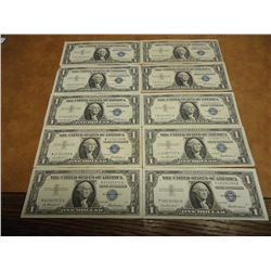 10-1957 $1 SILVER CERTIFICATES
