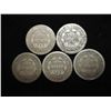 Image 2 : 1852,53,54-O,56 & 57 SEATED LIBERTY DIMES,