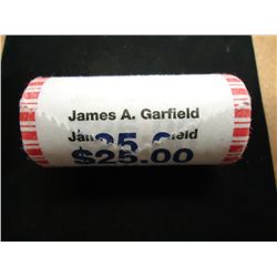 $25 ROLL OF 2011 GARFIELD DOLLARS UNC