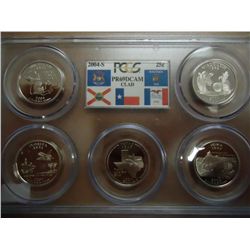2004-S STATEHOOD QUARTER SET PCGS PR69 DCAM