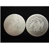 Image 2 : 1871 & 1876 SEATED LIBERTY HALF DOLLARS
