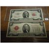 Image 1 : 1928-G & 53 $2 US NOTES RED SEALS