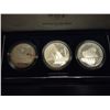 Image 1 : 1994-P US VETERANS 3 SILVER DOLLAR PROOF SET