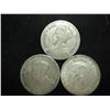 Image 2 : 1933,35 & 41 NEW ZEALAND SILVER FLORINS