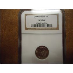 2006-D SMS ROOSEVELT DIME NGC MS66