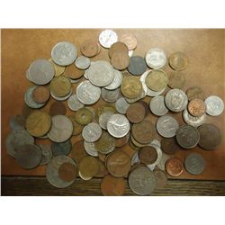 1 POUND FOREIGN COINS GUARANTEED $100 RETAIL