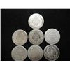 Image 2 : 7 ASSORTED 1880'S & 90'S SEATED LIBERTY DIMES