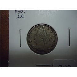 1883 NO CENTS LIBERTY  V  NICKEL