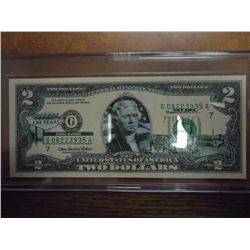 2003-A $2 FRN WITH NEVADA OVERPRINT CRISP UNC