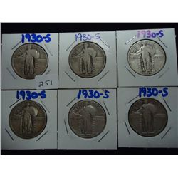 6-1930-S STANDING LIBERTY QUARTERS