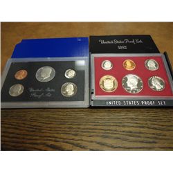 1982 & 83 US PROOF SETS (WITH BOXES)