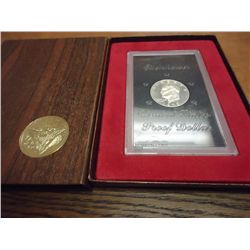 1973-S IKE SILVER DOLLAR PROOF (BROWN PACK)