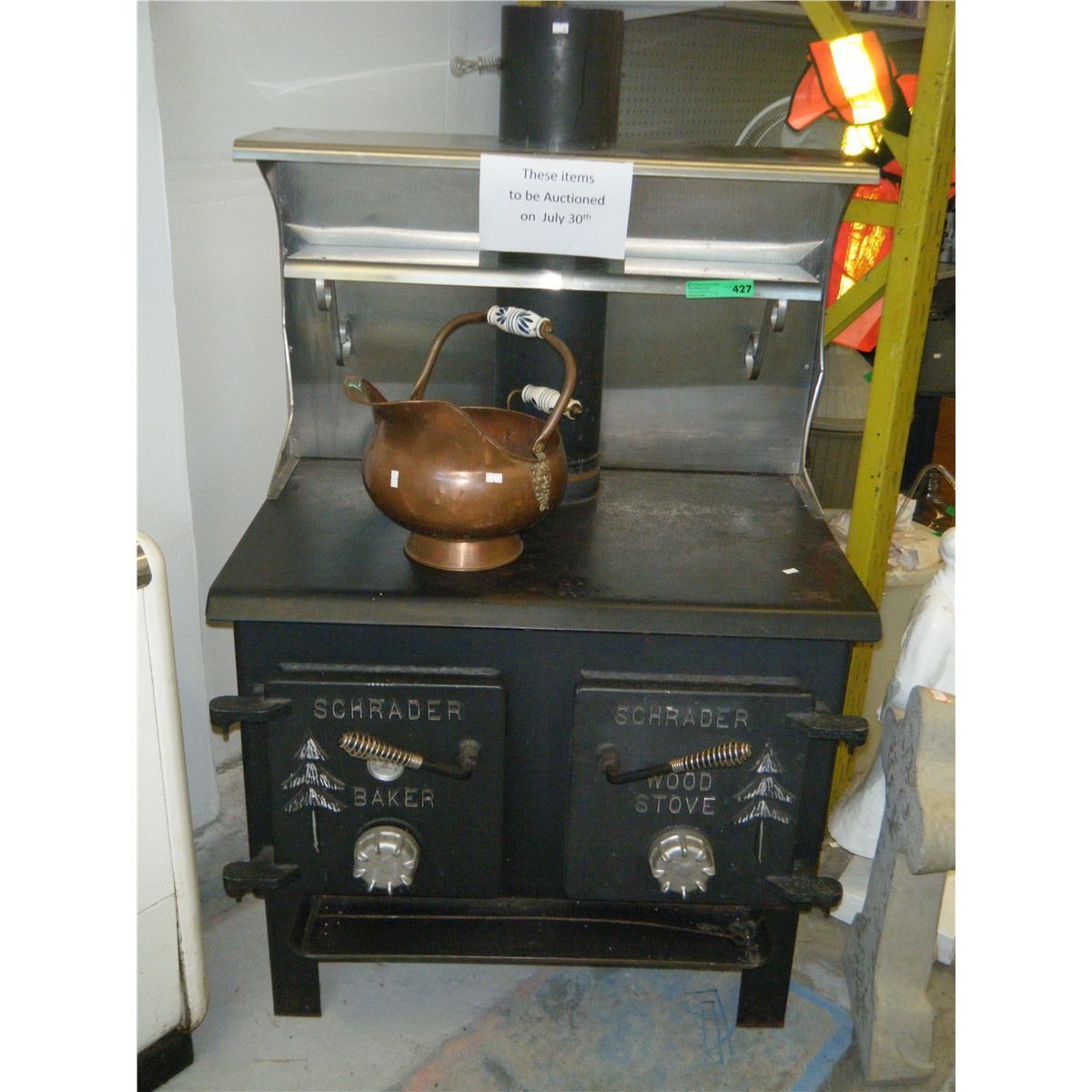 Schrader Woodstove, Double Door