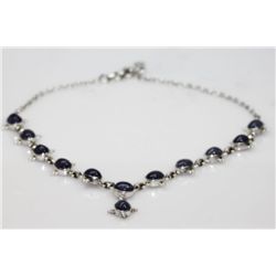 Tanzanite 24.34g Necklace Sterling Silver