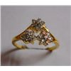 Image 1 : Ring of Daimond :0.31 Ctw, 18kt Gold 3.598g