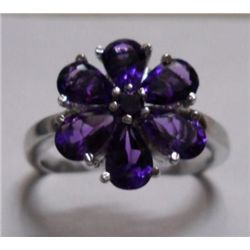 3.630g Ring of Amethyst Sterling Silver