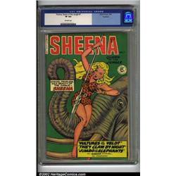 Sheena, Queen of the Jungle #7 Rockford pedigree (Fiction House, 1942) CGC VF 8.0 Off-white pages...
